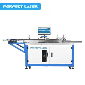 Laser perfeito - Máquina de dobra automática de tiras de aço CNC 2PT 3PT 4PT para madeira e chapa de aço