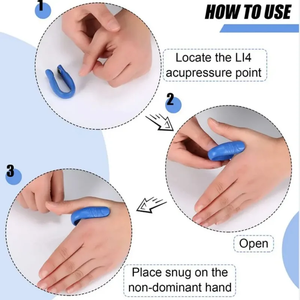Clip de Acupresión para Pulgar y Mano, Masajeador de Pulgar que Alivia Dolores de <span class=keywords><strong>Cabeza</strong></span> y Estrés (1 unidad) - Product Image 3
