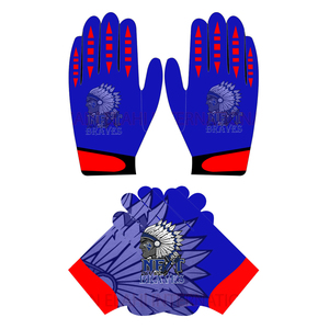 Outdoor White Football Receiver Gloves Wholesale Breathable American Football Gloves OEM New Non <b>Slip</b> UNISEX BREATHABLE Gloves - Product Image 5