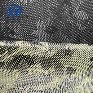 Produit hybride de <span class=keywords><strong>tissu</strong></span> de fibre <span class=keywords><strong>d</strong></span>'aramide de carbone de camouflage de haute résistance - Product Image 3