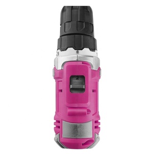 402401 EXTOL 12 Piece <strong>Pink</strong> Lady Power <strong>Tool</strong> Kit Set <strong>Box</strong> for Women With 12v Cordless Drill - Product Image 2
