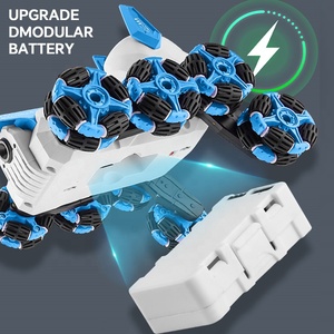 Robot Perro Inteligente Programable Eléctrico de 8 Ruedas para Niños, Juguete RC con Luz, Sonido y Spray - Product Image 3