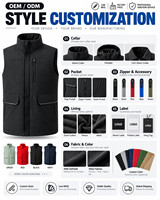 Veste Softshell Technique Homme Marque Blanche 150D Extensible Imperméable Rembourrée avec Logo Personnalisé Vêtements de Travail OEM M-4XL