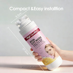 <span class=keywords><strong>Adoucisseur</strong></span> <span class=keywords><strong>d</strong></span>'<span class=keywords><strong>eau</strong></span> compact en résine à haut <span class=keywords><strong>d</strong></span>ébit 8LPM pour usage domestique, mural, pour la douche, la salle de bain, les bébés et les femmes - Product Image 4