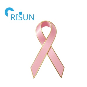 थोक कस्टम रिबन जागरूकता ब्रोच लैपल पिंस रोग थायरॉयड मूत्राशय स्तन कैंसर जागरूकता बैज पिन - Product Image 3