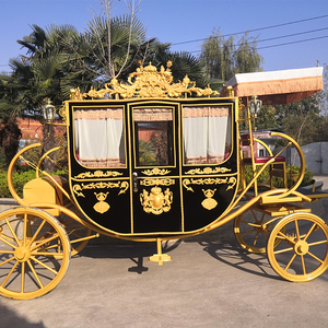 Carroza Real de Lujo con Esculturas, Vehículo Eléctrico para Bodas y Turismo, Carruaje para Parque de Atracciones en Venta - Product Image 3