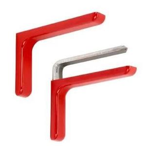 .วงเล็บ180สีแดงพร้อมสกรูและ Tass ผลิตภัณฑ์ที่ทนทานและมีสไตล์ - Product Image 1