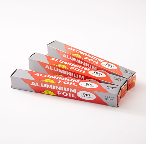 Premium Aluminum Foil Roll Food Grade Semi-Hard Metal Coated for Kitchen Packaging Use