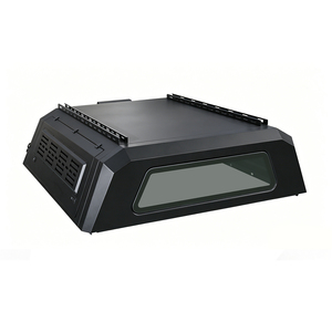 Auvent de camion en aluminium pour <span class=keywords><strong>Ford</strong></span> <span class=keywords><strong>F150</strong></span> <span class=keywords><strong>Raptor</strong></span>, <span class=keywords><strong>hardtop</strong></span> imperméable avec panneaux latéraux relevables, vitres avant et arrière, tout-terrain - Product Image 6