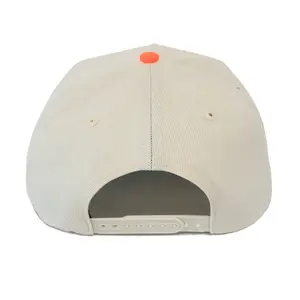 Usine directe faible quantité minimale de commande personnalisé haute qualité mi couronne acrylique tissu casquette de Baseball avec broderie Logo 5 panneau un cadre chapeau