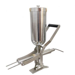Petite machine manuelle pour la pâte de beurre de cacahuète et la garniture au chocolat, idéale pour les gâteaux, pains, beignets, churros et glaces à base de noix - Product Image 5