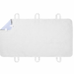 Protège-matelas absorbant super absorbant à 4 couches, <span class=keywords><strong>lavable</strong></span> et réutilisable, avec 8 poignées pour les personnes âgées - Product Image 1