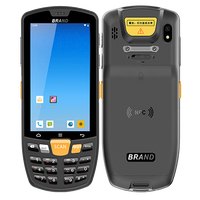 Escáner de Código de Barras 1D 2D PDA Industrial Resistente con Android 12 OEM, Terminal Portátil, Escáner de Teléfono para Hospitales