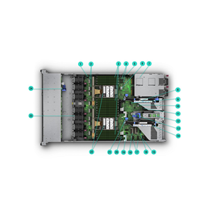 DL360 HPE ProLiant ดั้งเดิม Gen11 Gen10บวก8 SFF NC ไปยังเซิร์ฟเวอร์ประมวลผล Xeon หน่วยความจำ64GB - Product Image 5