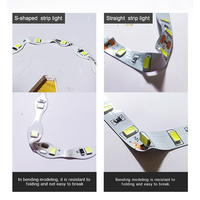 S-förmige Optische Flexible Beleuchtung Neues Modell 30,60,120,180 LEDs Pro Meter DC CE RoHS 2 Jahre Garantie Außen-LED-Streifenlichter
