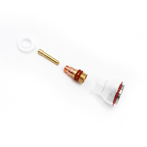 Bắc <span class=keywords><strong>Tig</strong></span> Hàn Ngọn Đuốc Phụ Kiện Ống Kính Khí lùn mập Pyrex Cốc Thủy Tinh Kit Kem Vòi Phun Cho Wp-17 /18 /26 - Product Image 2