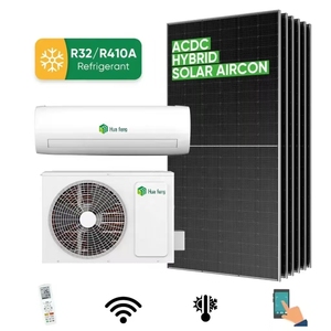 เครื่องปรับอากาศไฮบริดแบบติดผนัง ใช้พลังงานแสงอาทิตย์ ควบคุมผ่าน WiFi ขนาด 9000 บีทียู ความถี่แปรผัน เสียงเบา สำหรับใช้ในบ้าน มีสินค้าพร้อมส่ง - Product Image 5
