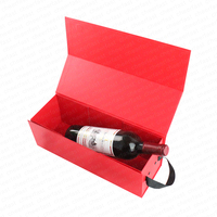 <strong>Best</strong> <strong>Selling</strong> High Cost-Effectiveness Single Bottle <strong>Wine</strong> Packaging <strong>Box</strong> Gift Red Boxes for <strong>Wine</strong> Bottles