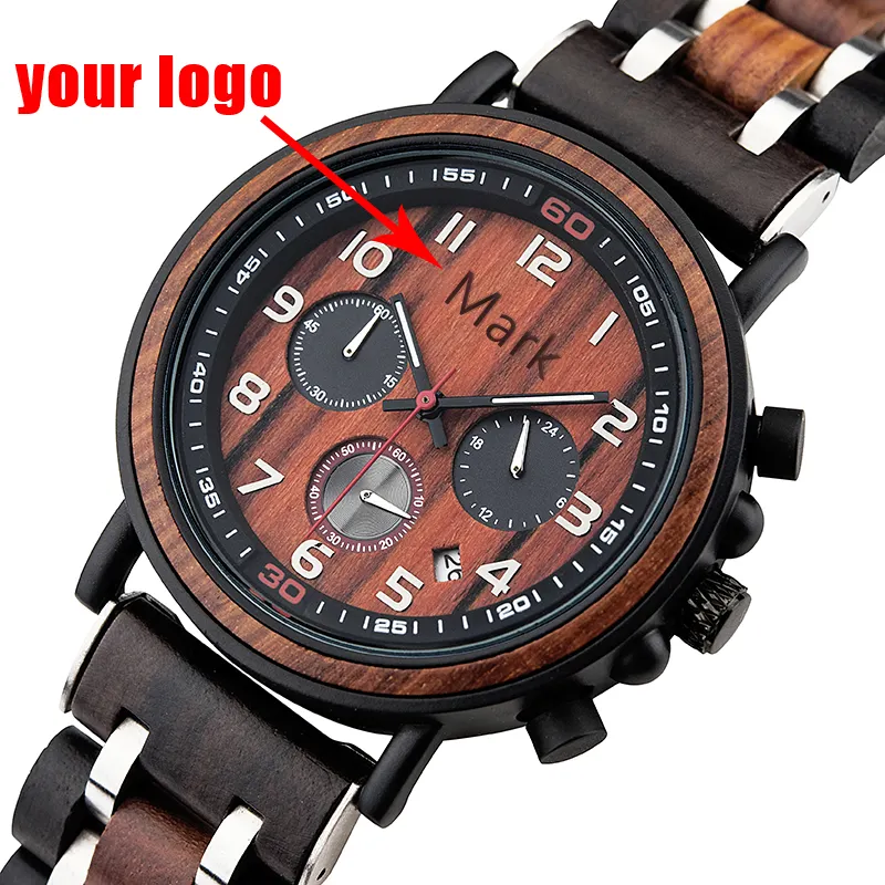 DODO DEER Movement Mens Wood Watch Custom Watches OEM Bamboo Quality Luxury Branded Logo Japan Factory Wholesale Waterproof Men