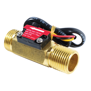 Medidor de Flujo para Sistema de Calefacción Dijiang B3, Latón/Cobre, Puerto G1/2, 1-25L/min, Sensor de Flujo de Turbina con Efecto Hall, Salida de Pulso NPN, 3.5-24V - Product Image 5