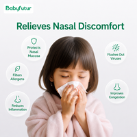 Nasal Rinse Salt for Nasal Irrigator Physiological Saline Sinus Rinse Mix for Home Nasal Cleaning Kids and Adults Allergy Relief