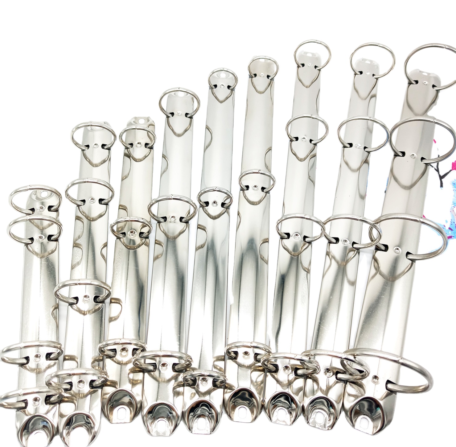 Китай, Заводская поставка, файл ridge, 3 кольца, металлический триггерный кольцевой механизм, длина 210 мм