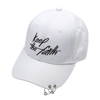 Casquette de baseball unisexe en PVC à 6 panneaux, nouvelle collection toutes saisons, en tissu de coton, réglable, brodée, protection solaire, noir et blanc