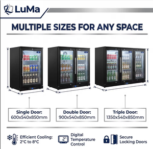 Réfrigérateur Commercial <span class=keywords><strong>Noir</strong></span> à Dos Vitré pour Bar, Réfrigérateur à Boissons Sous Comptoir, Vitrine Réfrigérée <span class=keywords><strong>1</strong></span>, 2, 3 ou 4 Portes en Verre - Product Image 4