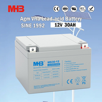 Baterai Asam Timbal Mhb Ms30-12 12V 30ah untuk Skuter Mobilitas dan Peralatan Kelautan