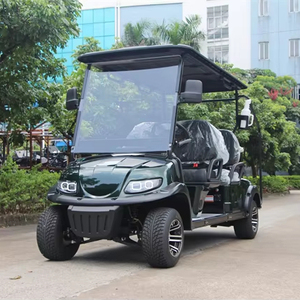 4 Passenger Ac 5Kw All Terrain RHD Golf Car <b>72V</b> <b>Battery</b> Lithium Ion Golf Carts - Product Image 1