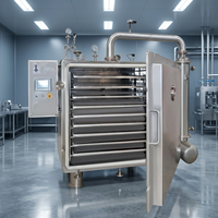 Four de séchage automatique industriel en acier inoxydable pour la déshydratation des fruits, légumes et viandes, capacité de 100 à 500 kg