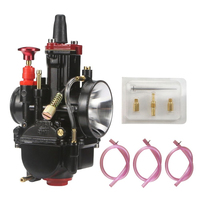 Kit complet de carburateur PWK 28 mm avec ensemble de gicleurs en laiton pour moto tout-terrain, VTT, UTV de 50 à 250 cm³, 2 et 4 temps