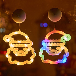 Luces <span class=keywords><strong>de</strong></span> Cortina LED con Diseño <span class=keywords><strong>de</strong></span> Muñeco <span class=keywords><strong>de</strong></span> Nieve, Copo <span class=keywords><strong>de</strong></span> Nieve, Alce y <span class=keywords><strong>Luna</strong></span> para Decoración Navideña 2026 - Product Image 4
