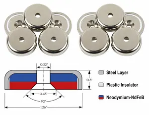 N35 N38 N40 N42 N45 N48 N50 N52 사용자 정의 크기 접시 스크류 디스크 네오디뮴 자석