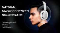 Auriculares Inalámbricos Airy Max Over-Ear con Cancelación Activa de Ruido (ANC), Control Táctil, Sonido Hi-Fi, Resistentes al Agua IPX0, Deportivos 2026