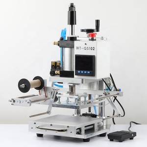 Machine de marquage à chaud pour cuir, papier, bois, logo personnalisé, gaufrage pneumatique, machine de marquage à chaud à feuille chaude pour lettres - Product Image 4