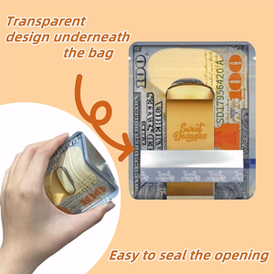 Sacs Mylar Ziplock Personnalisés Imprimés 3.5G, Sachets Doypack Alimentaires Anti-Odeur, Pochettes Autoportantes en Plastique pour Bonbons et Biscuits - Product Image 2