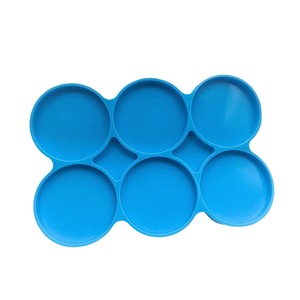 Nouveau moule adhésif en <span class=keywords><strong>silicone</strong></span> à 6 trous pour le dos de téléphone rond pour support - Product Image 5