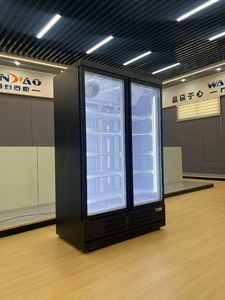 Congelador Vertical Comercial para Supermercado, -25 Grados, Estilo de Doble Temperatura, 2 Puertas, Exhibición Vertical de Bebidas, Automático - Product Image 6