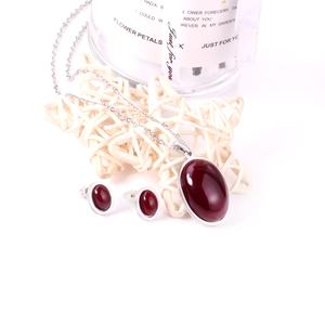 Ensemble de bijoux de mariée de Dubaï, accessoires pour femmes, boucles d'oreilles en or, collier, ensembles de bijoux en acier inoxydable - Product Image 6