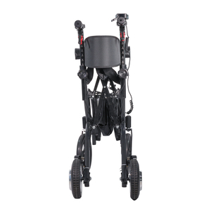 Smart Rollator combine un fauteuil roulant électrique et une marchette avec un cadre <span class=keywords><strong>pliable</strong></span> <span class=keywords><strong>ultra</strong></span> léger et un siège confortable Sac pratique - Product Image 3
