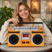 RETRO FORTUEN HXD-P1 TOP VENTE Lecteur MP3 Walkman, Lecteur de Cassette, Lecteur de Carte TF, Radio FM AM SW, Boombox