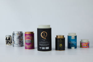 Embalaje de latas de papel de té de grado alimenticio de 68mm, adecuado para té de arroz integral, Matcha, té negro, <span class=keywords><strong>Yerba</strong></span> <span class=keywords><strong>Mate</strong></span>, té verde, etc. - Product Image 5