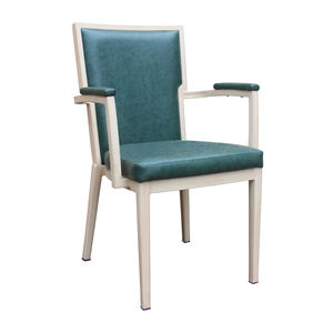 Ristorante <span class=keywords><strong>italiano</strong></span> mobili imbottiti in alluminio poltrona ristorante - Product Image 2