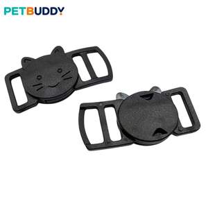 Collar para Gato con Hebilla de Seguridad Curva de Plástico con Diseño de Cabeza de Gato y Cordón de Paracord - Product Image 5