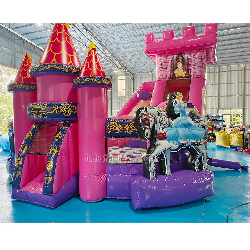 Đồ chơi bơm hơi cho trẻ em combo, Inflatable mini combo với slide, nhảy lâu đài cho trẻ em thương mại