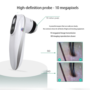 Analizador de Piel y Cuero Cabelludo HD de 4 Espectros y 11 Pulgadas, Prueba de Folículos Pilosos con Doble Sonda y Sincronización de Informes con Aplicación Móvil - Product Image 4