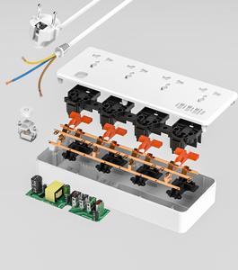 UE Universal eléctrico <span class=keywords><strong>3</strong></span> <span class=keywords><strong>Usb</strong></span> <span class=keywords><strong>Protector</strong></span> contra sobretensiones Cable de extensión multifuncional <span class=keywords><strong>Socket</strong></span> Desktop GAN Power Strip con <span class=keywords><strong>USB</strong></span> - Product Image 3