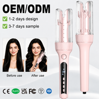Fer à boucler automatique rotatif de 1,25 pouce pour tous types de cheveux – Baguette à boucler rapide et sans effort pour des ondulations durables
