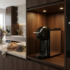 Nouvelle machine à café électrique semi-automatique 3-en-1 en plastique pour usage domestique et hôtelier, compatible avec les capsules NP, expresso et café français - Product Image 6